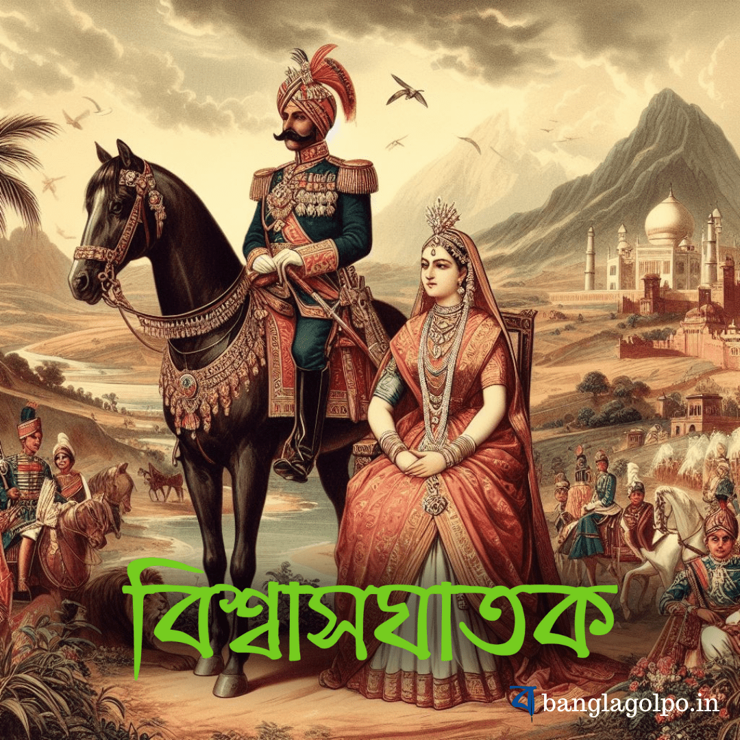 হস্য, ষড়যন্ত্র, এবং বীরত্বের এক অসাধারণ মিশেল! পলাশির যুদ্ধের পর, রাণী বিদ্যামতি ব্রিটিশদের বিরুদ্ধে লড়াই করে যান। কিন্তু কোম্পানির ভেতরেই আছে বিশ্বাসঘাতক! রাণী কি বাংলাকে রক্ষা করতে পারবেন? এই ঐতিহাসিক কথাসাহিত্য গল্পে জানুন রাণী বিদ্যামতির সাহস ও দৃঢ়তার কাহিনী।