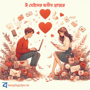 এই রোমান্টিক বাংলা গল্পটি দুইজন অধ্যাপক, সোহিনী এবং আদিত্যের প্রেমের গল্প, যাদের পরিচয় ইমেলের মাধ্যমে। সাহিত্য এবং গবেষণা নিয়ে আলোচনার মাধ্যমে তাদের বন্ধুত্ব গভীর হয় এবং বটানিক্যাল গার্ডেনের সবুজের মতো তাদের প্রেম ফুটে ওঠে। এই গল্পটি ইমেলের মাধ্যমে প্রেমের সম্ভাবনা এবং বাস্তব জীবনে বন্ধুত্ব ও প্রেমের সম্পর্কের সৌন্দর্য তুলে ধরে।