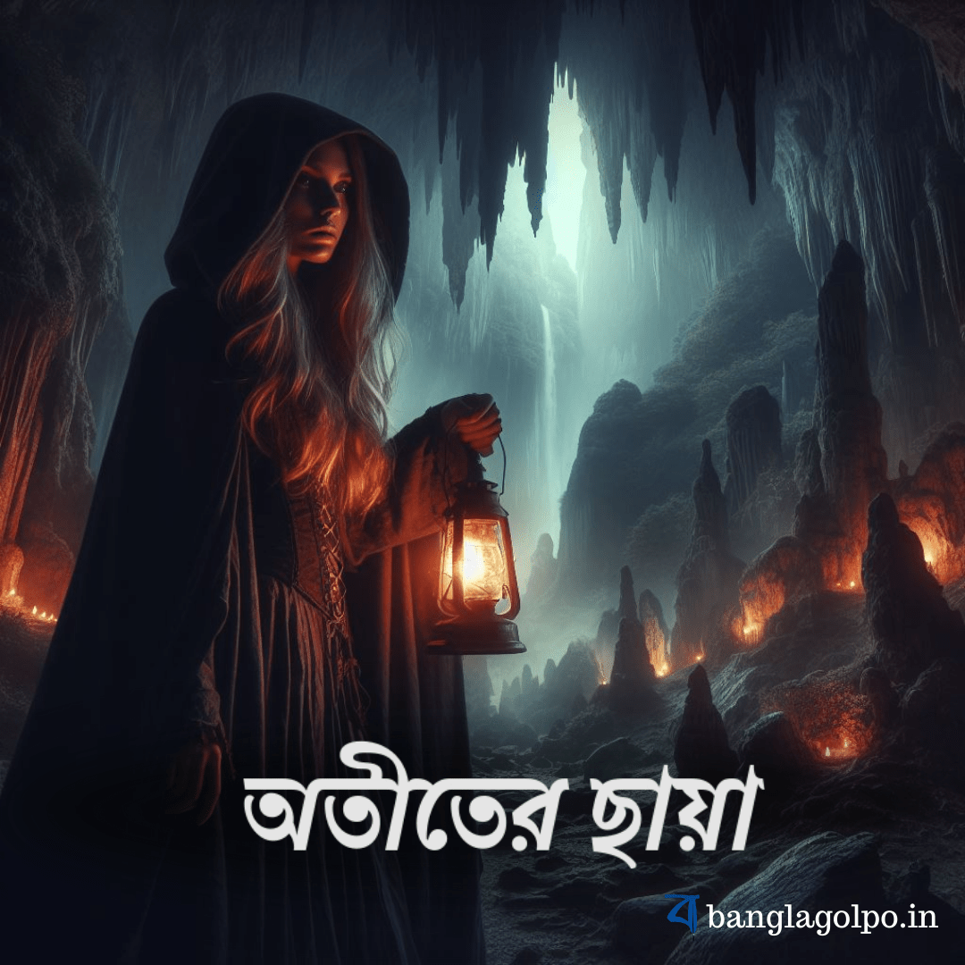 এই বাংলা গল্প রহস্যেপূর্ণ! অহনা তার ঠাকুরদার মৃত্যুর রহস্য খুঁজতে পাহাড়ের শিব মন্দিরে যাত্রা করেন। সেখানে অতীত দেখানো যন্ত্রের সাহায্যে নিমাই সেনের খুনের সূত্র পান। কিন্তু রহস্য আরও গভীরে যায় ‘পদ্মজা রিট্রিট’ এর সাথে যোগসূত্র পাওয়া গেলে। অহনা কি সফল হবেন?