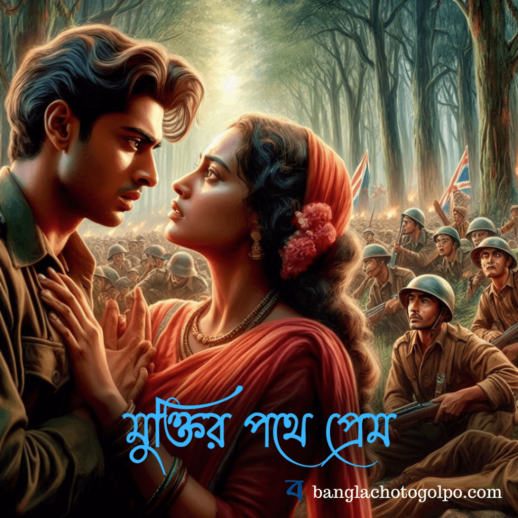 ১৯৪৩ সালের ভারতীয় মুক্তির আন্দোলনের পটভূমিতে রচিত এই ঐতিহাসিক কথাসাহিত্য গল্পে বিজয় ও সুফিয়ার প্রেম এবং সংগ্রামের কাহিনী উঠে এসেছে। বাংলা ছোট গল্পের এই অধ্যায়ে, সাহসী অভিযান ও বিপদের মধ্যে ভালোবাসা ও দেশপ্রেমের মূর্ত প্রতীক হয়ে ওঠে তাদের জীবন।