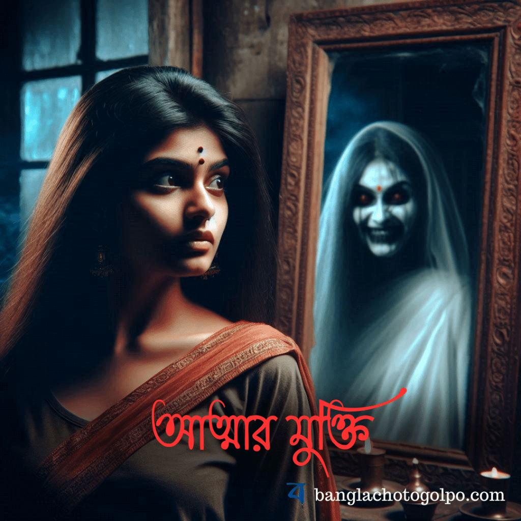 এক ভুতের গল্পে সোহিনী আত্মার মুক্তির সন্ধানে অন্ধকার শক্তির সাথে লড়াই করে। এই বাংলা ছোট গল্পটি ভয়ের ছায়া এবং সাহসিকতার একটি নতুন দিগন্ত খুলে দেয়।