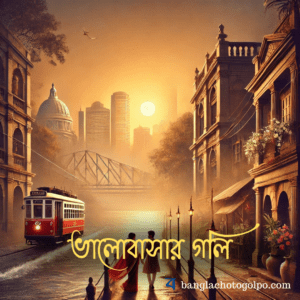 "ভালোবাসার গলি" একটি হৃদয়স্পর্শী রোমান্টিক বাংলা ছোট গল্প, যেখানে কলকাতার রঙিন সড়কে প্রেমের এক নতুন অধ্যায়ের শুরু হয়, যা শহরের ঐতিহ্য এবং সম্পর্কের মধুরতা তুলে ধরে।