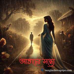 "আষাঢ়ের সন্ধ্যে" - রোমান্টিক বাংলা ছোট গল্প যেখানে ১০ বছর পর বর্ষার সন্ধ্যায় রাহুল আর মোনালিসা-র পুনর্মিলন ঘটে। বৃষ্টিভেজা আবেগের মাঝে তাদের ভালোবাসার গল্প নতুন মোড় নেয়।