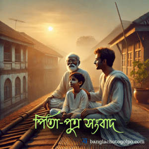 এক হৃদয়স্পর্শী বাংলা ছোট গল্প, "পিতা - পুত্র সংবাদ," যেখানে বাবা-ছেলের গভীর সংলাপে উঠে আসে দায়িত্ব, ভালোবাসা ও নতুন জীবনের পথে এগিয়ে চলার এক অনুপ্রেরণামূলক কাহিনি।