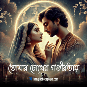 "তোমার চোখের গভীরতায়" একটি রোমান্টিক বাংলা প্রেমের কবিতা, যেখানে মিশে আছে অনুভূতির গভীরতা ও ভালোবাসার অনুরণন। প্রেমের অনুভূতিকে শব্দে বাঁধা এই কবিতা মন ছুঁয়ে যাবে।