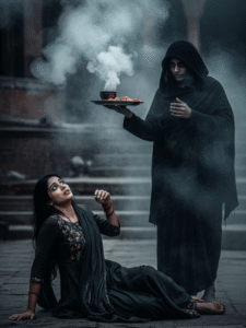 ভুতের বাংলা ছোট গল্প: গভীর রাতের গ্রামে এক অভিশপ্ত আত্মা জেগে ওঠে। পুকুরঘাটে রহস্যময় থালা, অজানা কণ্ঠস্বর, আর ছায়াময় মূর্তি। শিউলির ভয় কি সত্যি?