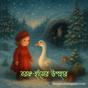 বরফের দেশে মিশা ও তার বন্ধুদের সাহসী অভিযানে উপহার উদ্ধারের জাদুকরী কাহিনি। ছোটদের গল্প ও রূপকথার গল্প ভালোবাসা, বন্ধুত্ব ও উৎসবের আনন্দে ভরপুর।