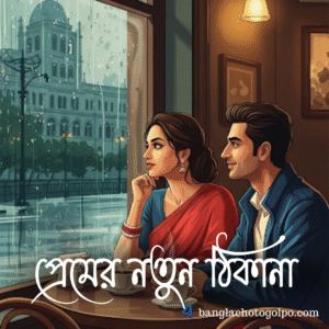অসম্পূর্ণ ভালোবাসা, বৃষ্টি ভেজা স্মৃতি আর জীবনের নতুন মানে খোঁজার আবেগঘন রোমান্টিক বাংলা ছোট গল্প। মেঘলা ও শান্তনুর হৃদয়ের যাত্রা পাঠককে ছুঁয়ে যাবে গভীরভাবে।