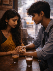 কাকতালীয় দেখা কি ভাগ্যের ডাক? কলকাতার রাস্তায় জন্ম নেওয়া এক অসম্পূর্ণ প্রেমের গল্প নিয়ে এই বাংলা রোমান্টিক ছোট গল্প।